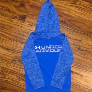 UNDER ARMOUR Boys hooded long sleeved shirt